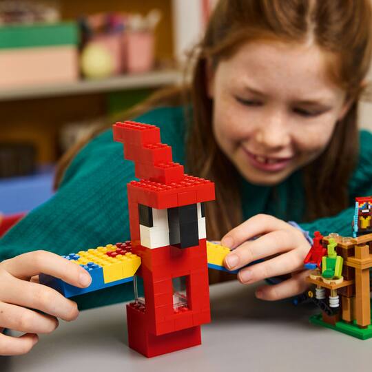 LEGO® Minecraft® The Parrot Houses, Buildable Video-Game Set 21282